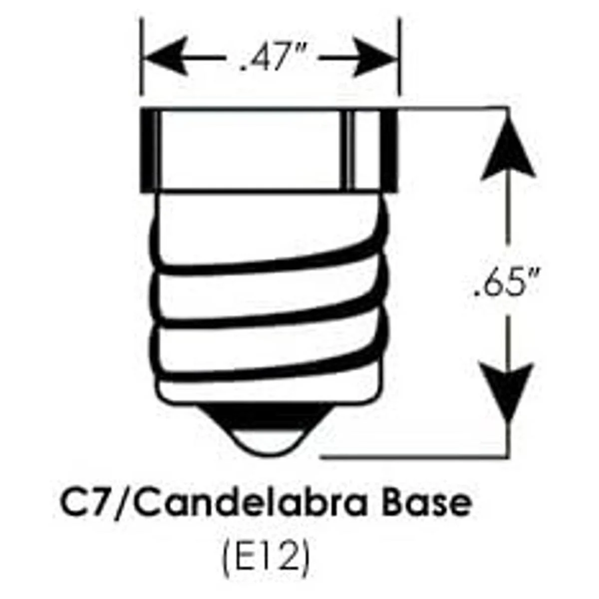 Bioluz Paquete de 6 bombillas LED con punta de llama
