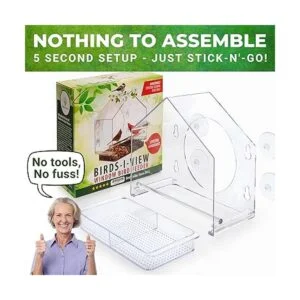 Nature Everywhere. Comedero de aves para vidrio tamaño_6