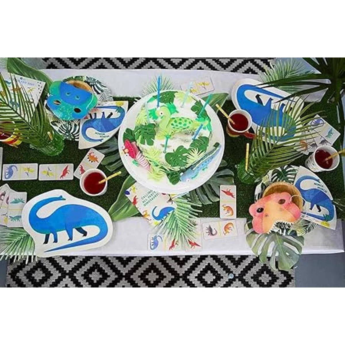 Talking Tables Camino de mesa reutilizable de césped_5