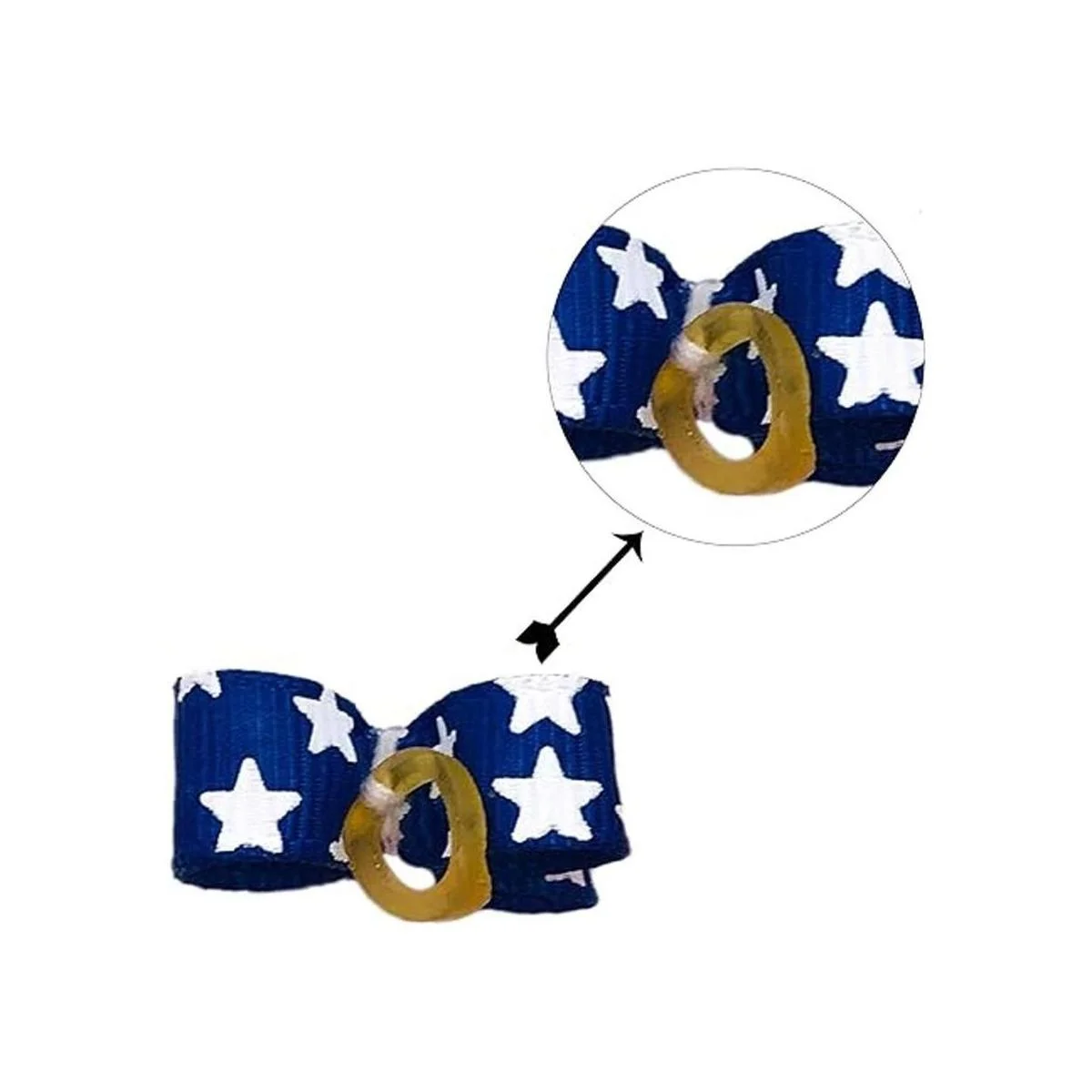 Pet Show Surtido Rhinestone Tiny 10 x 25 mm lazos de pelo