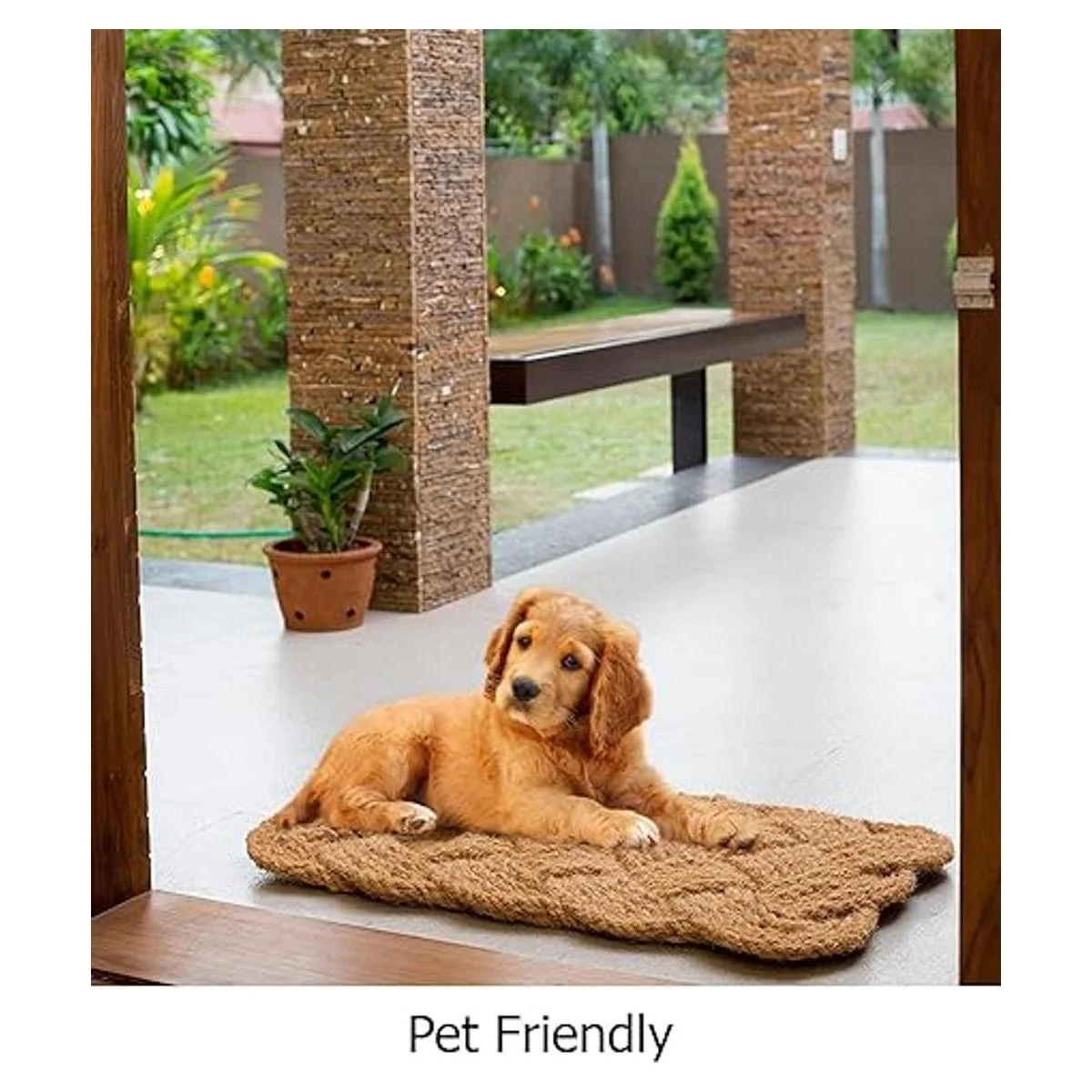 Iron Gate Tapete tejido de cuerda de yute natural de 18 x_4