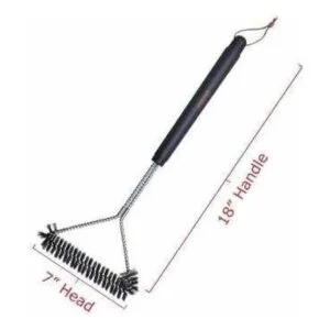 Deber 18Inch 3sided Grill Brush Acero inoxidable_2