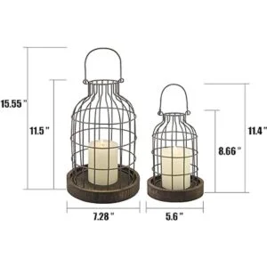 Stonebriar SB5393C Juego de 2 relojes de metal de_2