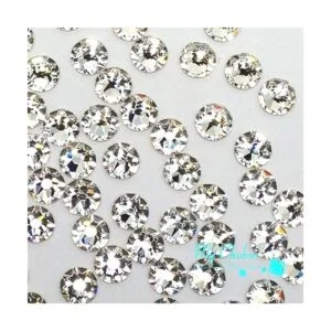 144 piezas de diamantes de imitación transparentes de