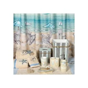 India Ink Seaside Serenity Alfombra de baño_4