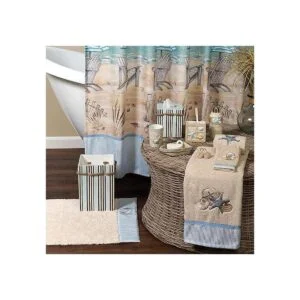 India Ink Seaside Serenity Alfombra de baño_5