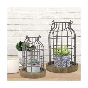 Stonebriar SB5393C Juego de 2 relojes de metal de_5