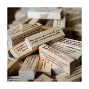 Parques Nacionales USAOPOLY JENGA Juego clásico de_3