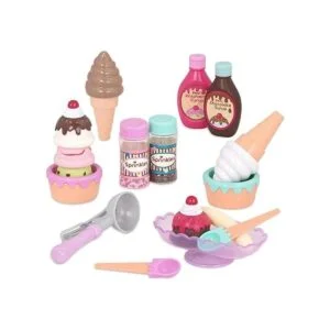 Set de 21 piezas de heladería y helados de juguete para_5