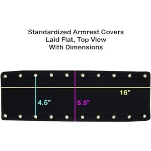 Neopreno Suave silla reposabrazos Set Completo de 2 piezas_3