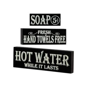 Agua caliente toallas de mano jabón lote de 3 pequeños_2