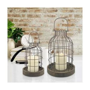 Stonebriar SB5393C Juego de 2 relojes de metal de_6