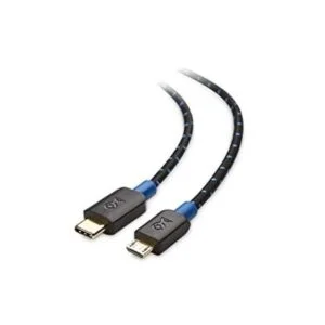 Cable Matters Cable USB C trenzado a micro USB de 6.6