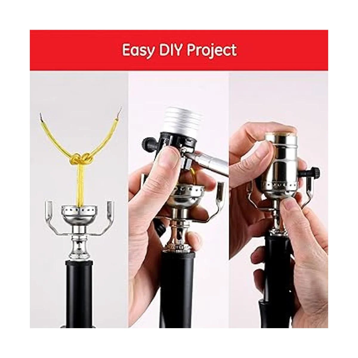 Power Gear Enchufe de lámpara de 3 vías base media giro_4