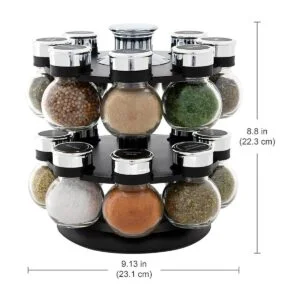 Especiero giratorio Kamenstein Madison de 16 frascos con