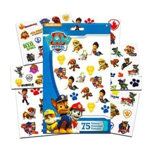 Tatuajes de Paw Patrol 75 tatuajes temporales_1