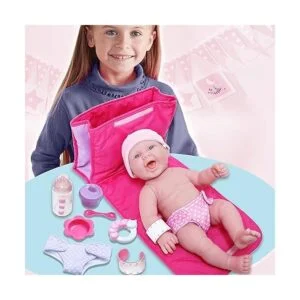 JC Toys La Newborn Juego de regalo de 10 piezas de_2