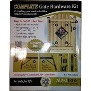 Nuvo Iron HGCBHK01 Kit de soporte para marco de esquina