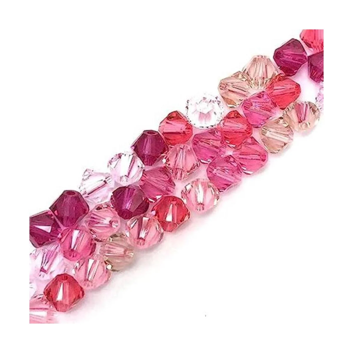 50 pcs Swarovski 5328 4mm Crystal Xilion Bicone Beads_1
