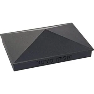 Nuvo Iron Tapa de poste pirámide 4 x 6 pulgadas color