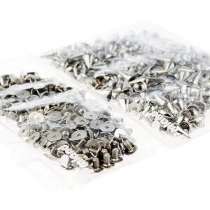 PMLAND 200 juegospares de picos de cono plateado de 0.374