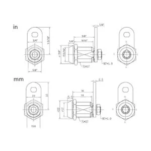 Cerradura de cámara tubular FJM Security MEI2400ALKA con_6