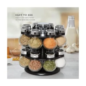 Especiero giratorio Kamenstein Madison de 16 frascos con