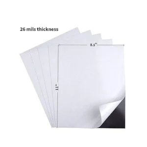 STONE CITY Hojas adhesivas magnéticas de 1.024 in con