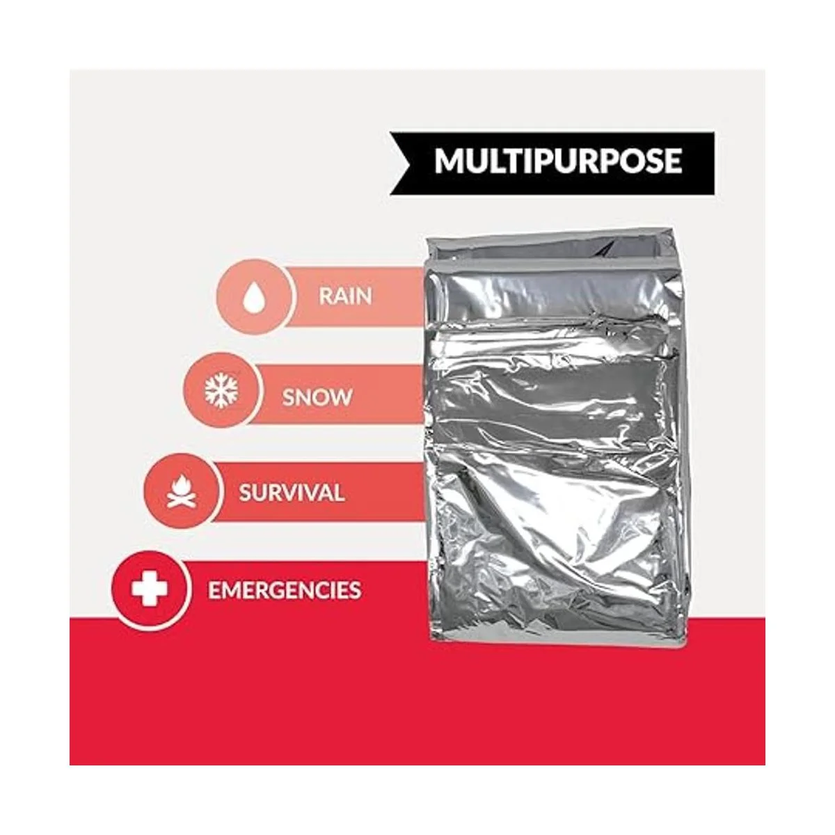 Ever Ready First Aid Manta de rescate de tereftalato de_4