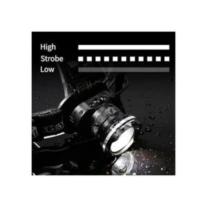 CrazyFire Linterna frontal LED linterna súper brillante