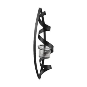 Lilys Home Tealight Candle Wall Sconces Spiral Iron_5