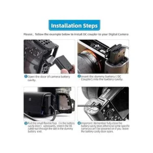 Glorich ACPW20 Adaptador de corriente CA NPFW50 Batería_4