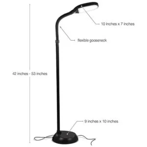 Brightech Litespan Lámpara de pie LED brillante para_3