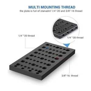 Queso Bar con 14 38 Tornillo Agujeros para Canon_2