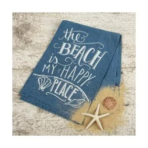 Primitives by Kathy Blue Chalk Art Toalla para platos_2