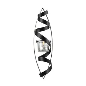 Lilys Home Tealight Candle Wall Sconces Spiral Iron_6