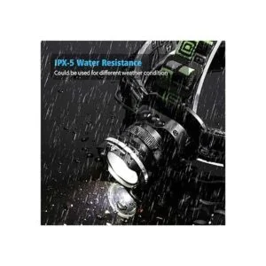 CrazyFire Linterna frontal LED linterna súper brillante