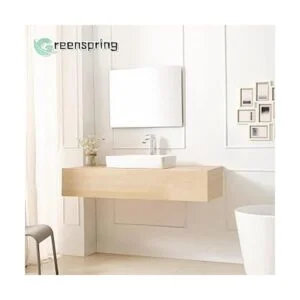 Greenspring Grifo de baño cromado de un solo orificio para_2