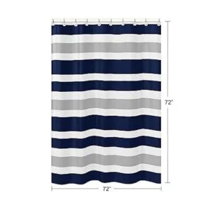 Sweet Jojo Designs Cortina de ducha con diseño de rayas_5