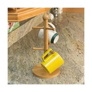 Home Basics rbol de bambú Taza Natural
