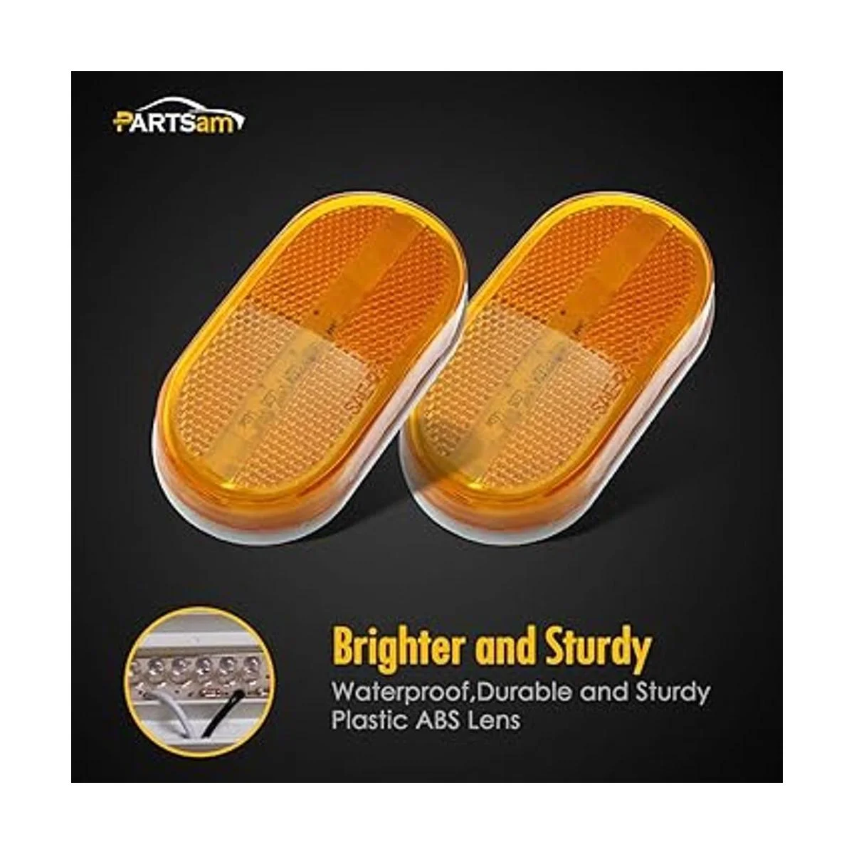 Luces laterales de 6 LED de 4 pulgadas paquete de de 2_5