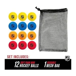 Franklin Sports Pelotas de hockey para la rodilla mini_2