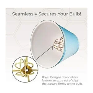 Royal Designs Inc. Empire CS10065BLU azul 3 x 5 x 4.5_2