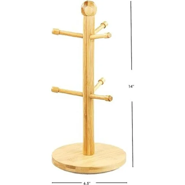 Home Basics rbol de bambú Taza Natural