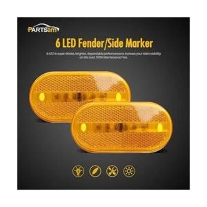 Luces laterales de 6 LED de 4 pulgadas paquete de de 2_2