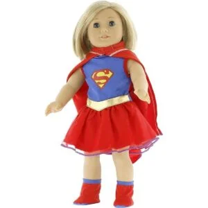 Ropa de muñeca súper niña para muñecas de 18 pulgadas_1