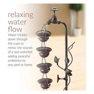 Alpine Corporation Fuente de agua de suelo escalonada para_5