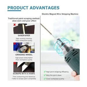 MXBAOHENG Máquina de pelado de alambre magnético de mano_4