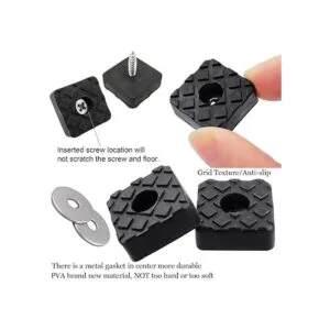 QY almohadillas de caucho antiderrapantes cuadradas para_3