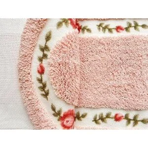 Beautiful Rose Flower Area Rugs for Living Room Bedroom